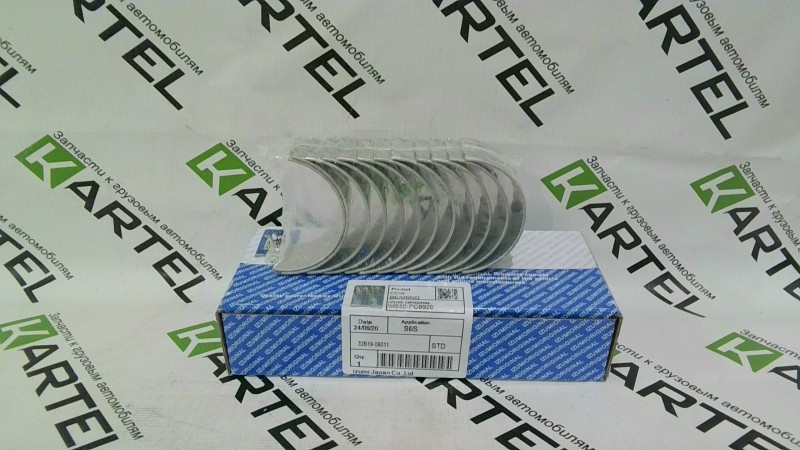 Вкладыши шатунные (комплект) STD MITSUBISHI